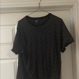 Uniqlo Black and White Striped Tee